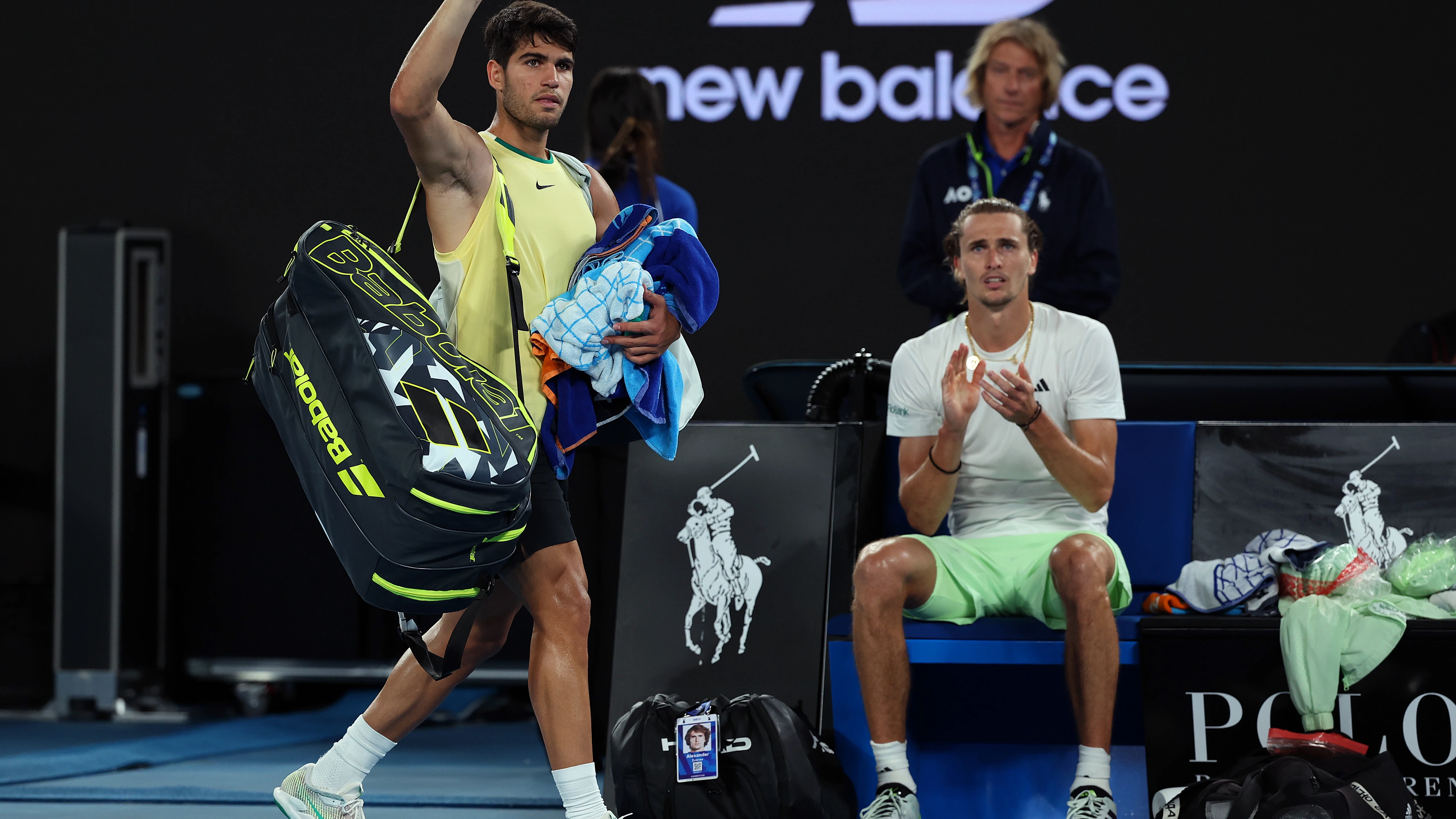 Carlos Alcaraz y Alexander Zverev