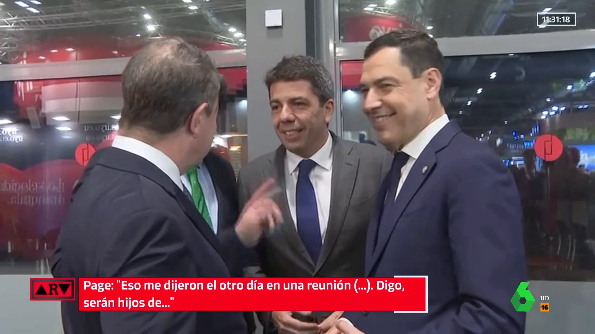 La 'minicumbre' de Page y los barones del PP: esto es todo lo que se dijeron en su encuentro en Fitur