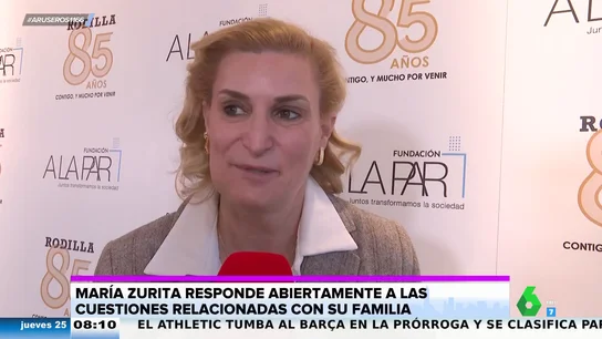 María Zurita habla sobre su prima la infanta Cristina tras firmar el divorcio con Iñaki Urdangarin María Zurita habla sobre su prima la infanta Cristina tras firmar el divorcio con Iñaki Urdangarin