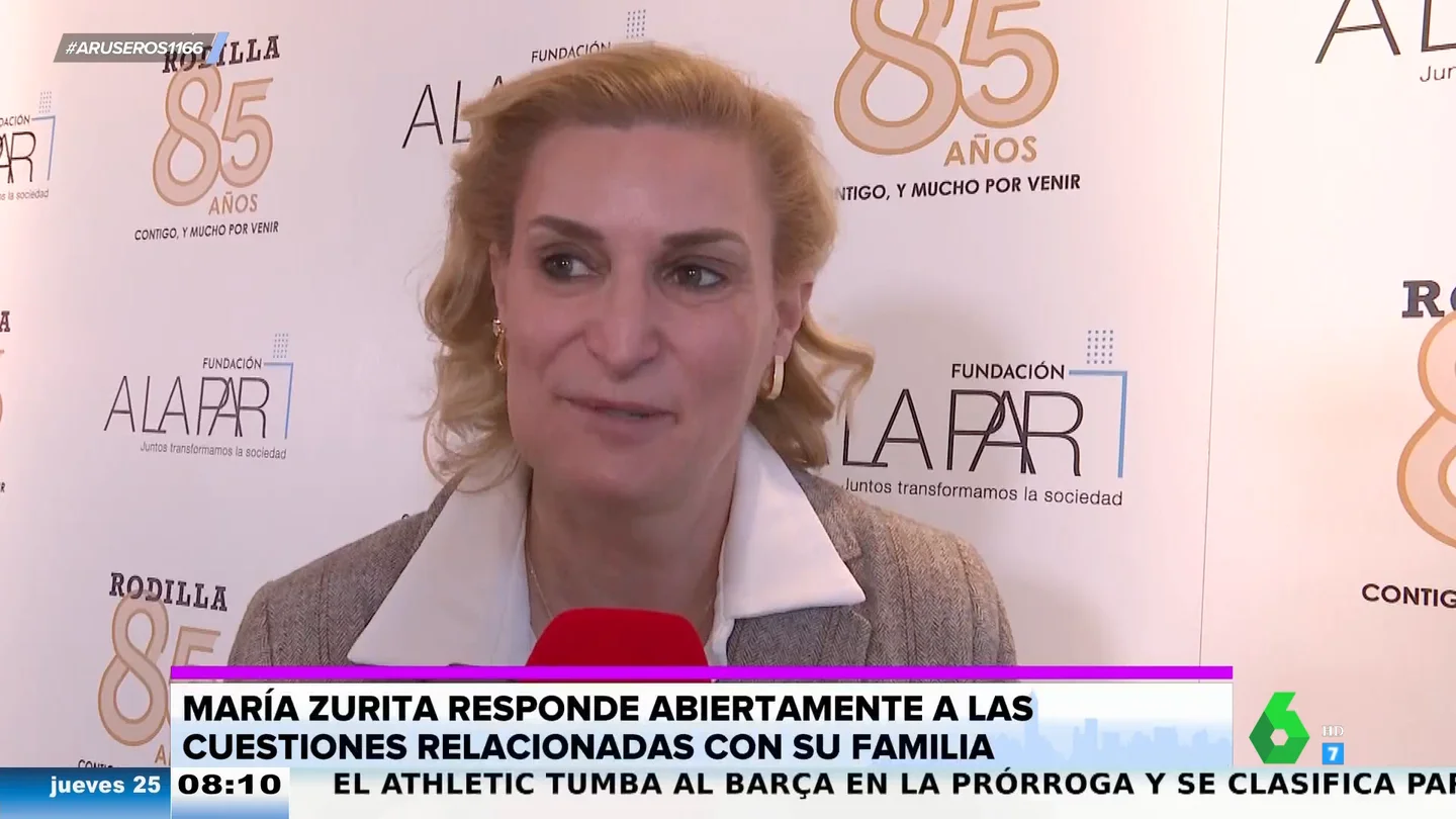 María Zurita habla sobre su prima la infanta Cristina tras firmar el divorcio con Iñaki Urdangarin María Zurita habla sobre su prima la infanta Cristina tras firmar el divorcio con Iñaki Urdangarin