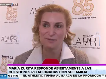 María Zurita habla sobre su prima la infanta Cristina tras firmar el divorcio con Iñaki Urdangarin