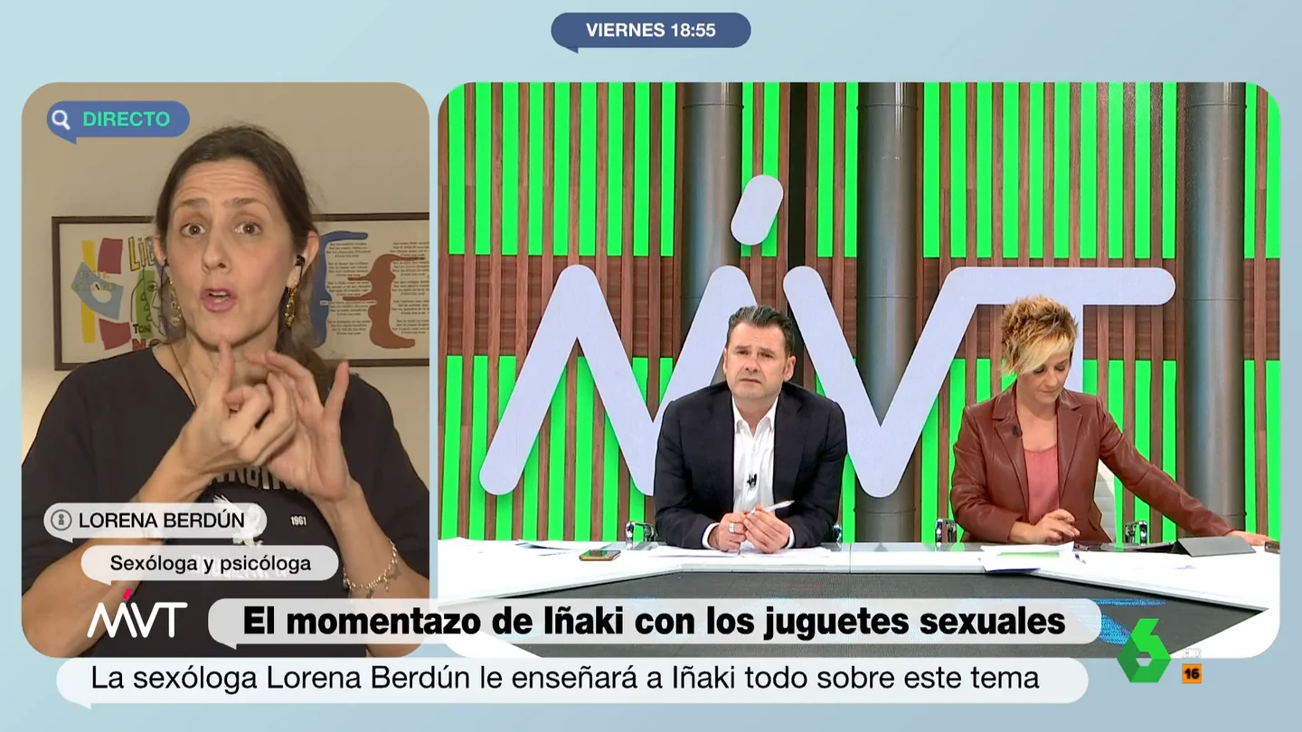 Lorena Berdún, en Más Vale Tarde Lorena Berdún, en Más Vale Tarde