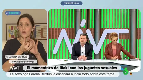 Lorena Berdún, en Más Vale Tarde