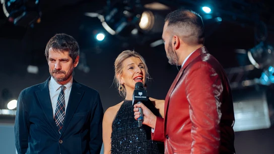 La vicepresidenta segunda del Gobierno y ministra de Trabajo y Economía Social, Yolanda Díaz, y el ministro de Cultura, Ernest Urtasun, en los Premios Feroz La vicepresidenta segunda del Gobierno y ministra de Trabajo y Economía Social, Yolanda Díaz, y el ministro de Cultura, Ernest Urtasun, en los Premios Feroz