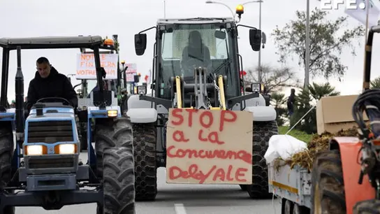 Los agricultores insisten en bloquear París si el Gobierno no atiende sus reivindicaciones. Los agricultores insisten en bloquear París si el Gobierno no atiende sus reivindicaciones.