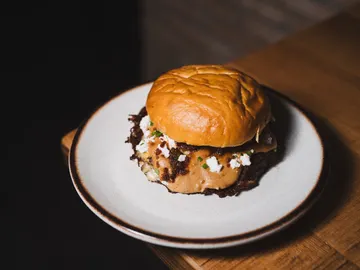 Hamburguesa de BDP Smash para Madrid Burger Showdown Hamburguesa de BDP Smash para Madrid Burger Showdown