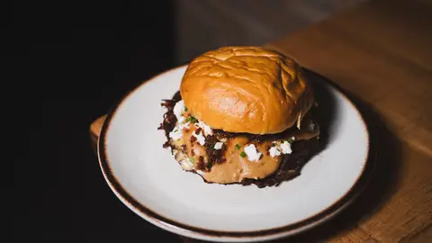 Hamburguesa de BDP Smash para Madrid Burger Showdown Hamburguesa de BDP Smash para Madrid Burger Showdown