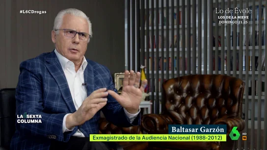 Baltasar Garzón, 30 años después de la Operación Nécora: Es imposible acabar con el tráfico de drogas con el sistema actual laSexta Columna conversa con el juez Baltasar Garzón, que recuerda más de 30 años después qué supuso la 'Operación Nécora' contra el narcotráfico y la situación actual en la guerra contra la droga. Su reflexión, en este vídeo.