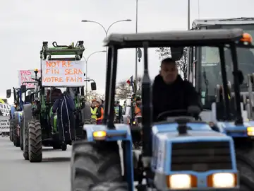 Protesta de agricultores en Francia