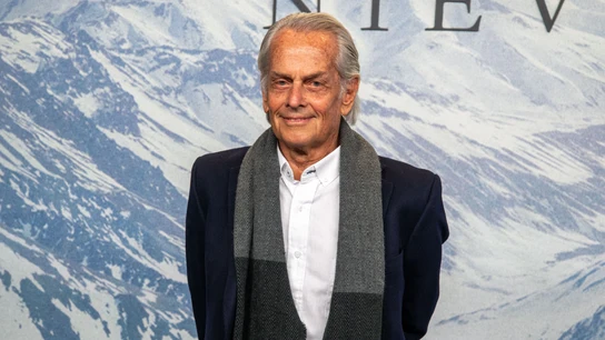 Eduardo Strauch durante la premier de “La sociedad de la nieve”. Eduardo Strauch durante la premier de “La sociedad de la nieve”.