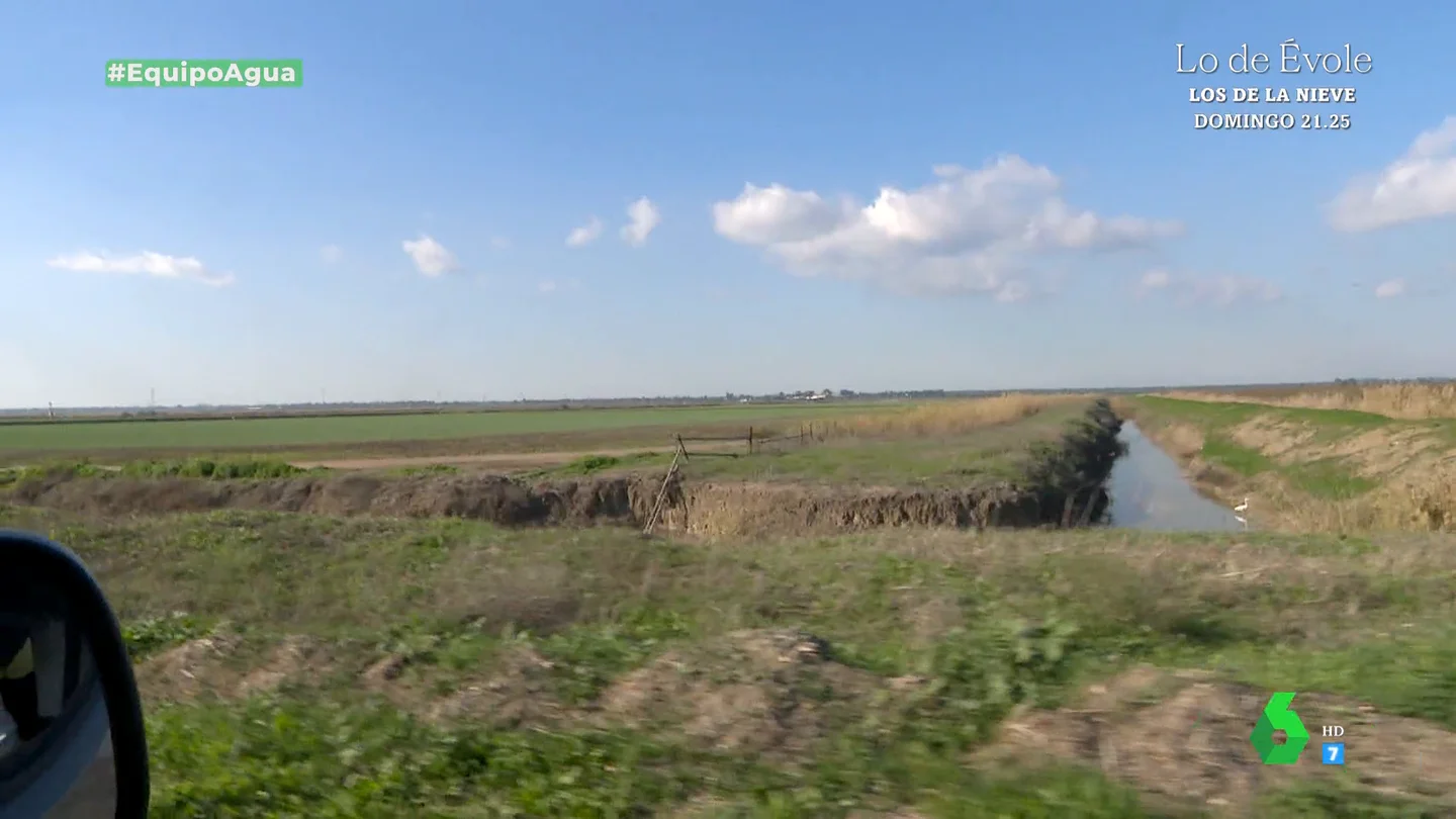 Equipo de Investigación muestra la finca de una familia arrocera condenada a prisión por el expolio de agua en Doñana Equipo de Investigación muestra la finca de una familia arrocera condenada a prisión por el expolio de agua en Doñana