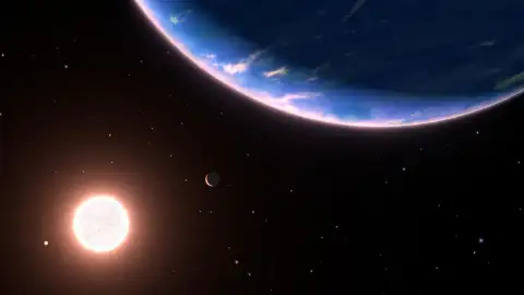 Concepción artística del exoplaneta GJ 9827d Concepción artística del exoplaneta GJ 9827d