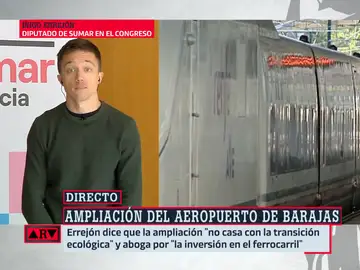 Errejón responde a Puente por la ampliación de Barajas: &quot;Que yo sepa, desde Madrid ya se puede volar a Buenos Aires&quot;