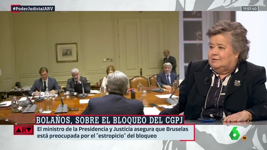 La indignación de Cristina Almeida con el bloqueo del CGPJ "por unos señores que quieren estar allí sin hacer nada" La indignación de Cristina Almeida con el bloqueo del CGPJ "por unos señores que quieren estar allí sin hacer nada"