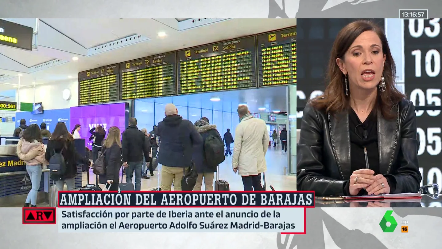 ARV | La ironía de Ángeles Caballero tras el anuncio de Sánchez sobre Barajas: "Por fin algo que dice le parece bien a Ayuso" ARV | La ironía de Ángeles Caballero tras el anuncio de Sánchez sobre Barajas: "Por fin algo que dice le parece bien a Ayuso"