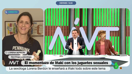 Iñaki López y Cristina Pardo en MVT Iñaki López y Cristina Pardo en MVT