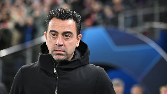 Xavi, entrenador del Barça, durante un partido Xavi, entrenador del Barça, durante un partido