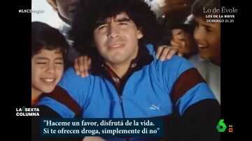 Así fue la campaña de Diego Armando Maradona contra la droga en los 80