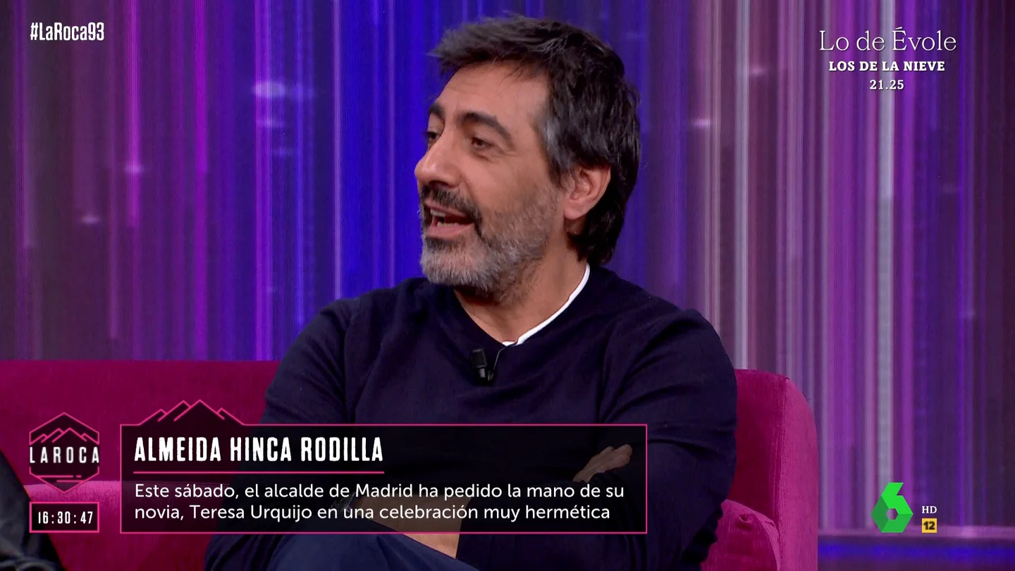 LA ROCA_Juan del Val, sobre las pedidas de mano: "¿Puede haber una cosa más chusca?" LA ROCA_Juan del Val, sobre las pedidas de mano: "¿Puede haber una cosa más chusca?"