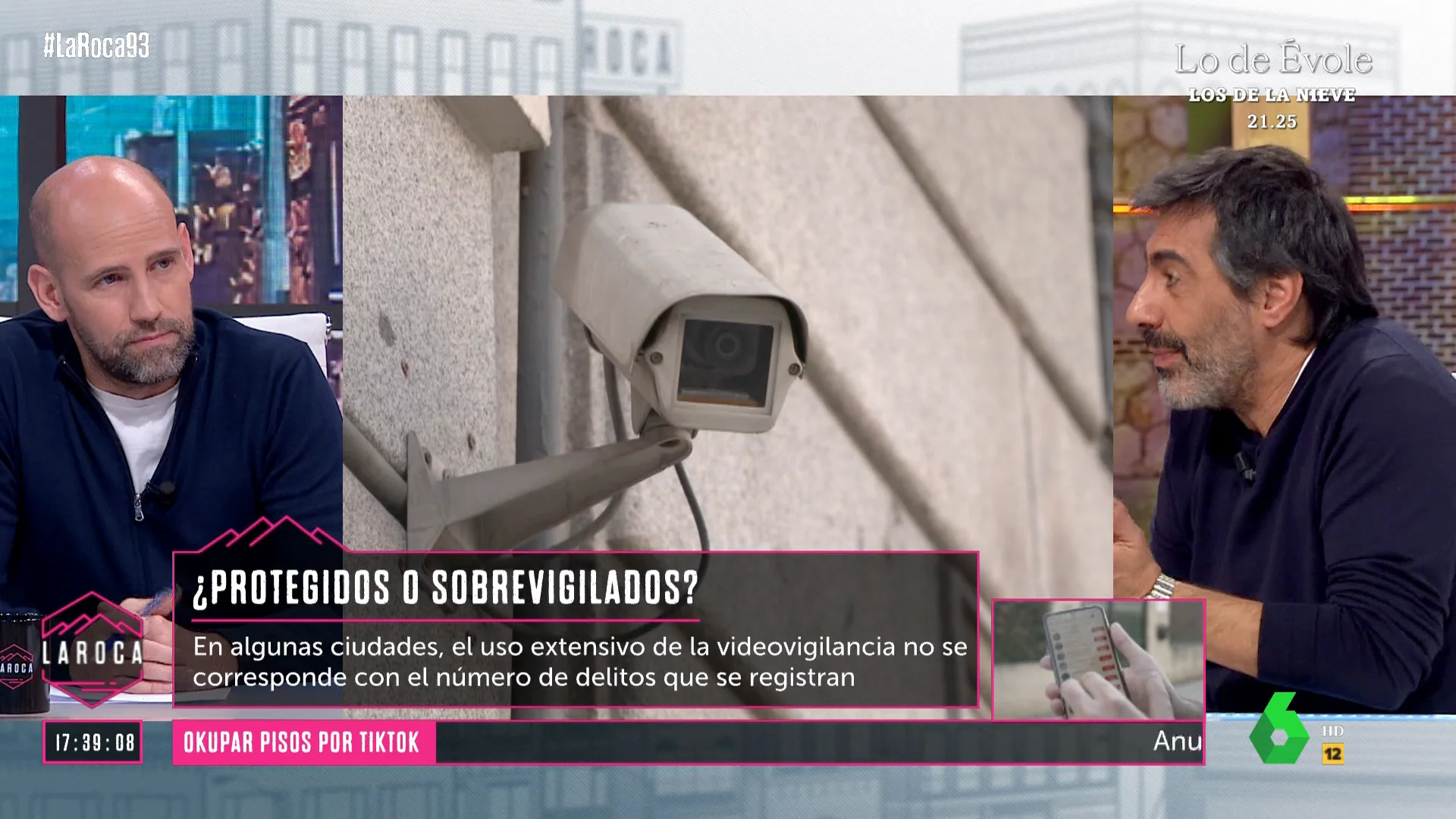 La crítica de Gonzalo Miró a las cámaras de vigilancia: "¿Hay que asumir que cuando sales de casa es Gran Hermano?"