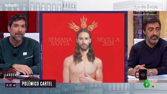 LAROCA La reacci&oacute;n de Juan del Val sobre el cartel de la Semana Santa de Sevilla: "La pol&eacute;mica viene de Twitter"