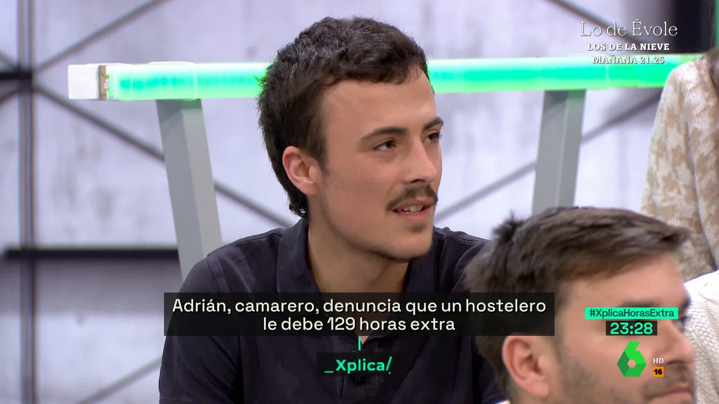 Un joven camarero denuncia que le deben más de 2.000 euros en horas extra Un joven camarero denuncia que le deben más de 2.000 euros en horas extra