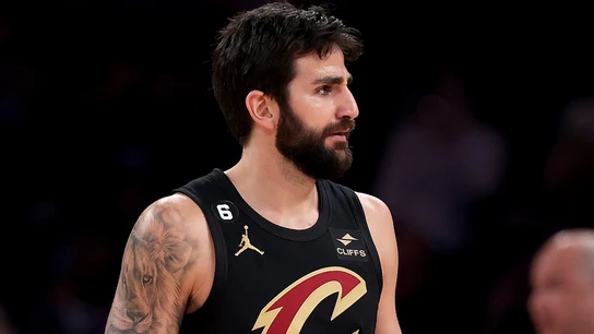Ricky Rubio, con los Cavaliers Ricky Rubio, con los Cavaliers