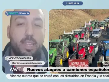 Un camionero español tiene &quot;miedo&quot; de encontrarse con los piquetes franceses