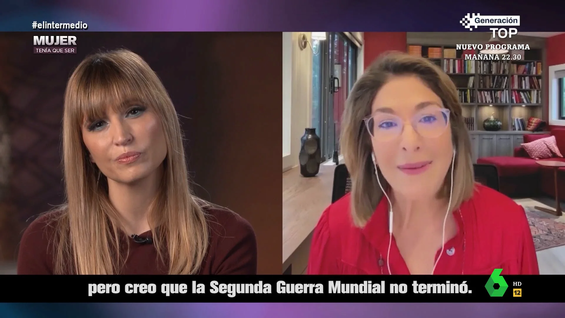 "No saldremos de esto a menos que haya plena igualdad para todas las personas", explica la periodista Naomi Klein, de familia judía, que en esta entrevista con Sandra Sabatés afirma rotunda que "lo que está sucediendo en Gaza es un genocidio".