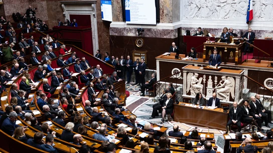 El primer ministro francés, Gabriel Attal, interviene en la Asamblea Nacional francesa El primer ministro francés, Gabriel Attal, interviene en la Asamblea Nacional francesa