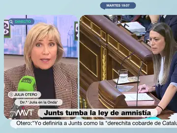 Julia Otero habla en Más Vale Tarde sobre la situación de Junts respecto a la ley de amnistía.