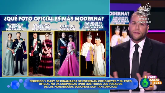 "Es hortera Máxima de Holanda": Eduardo Navarrete examina los posados de las monarquías europeas "Es hortera Máxima de Holanda": Eduardo Navarrete examina los posados de las monarquías europeas