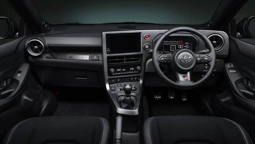 Interior del Toyota GR Yaris Ogier Edition