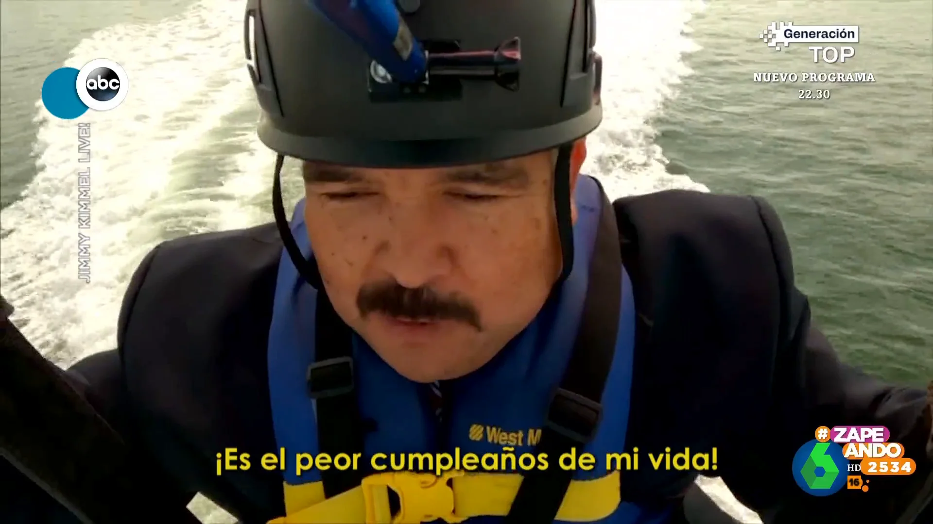 La sorpresa de Jimmy Kimmel a su compañero Guillermo Rodríguez: "Es el peor cumpleaños de mi vida"