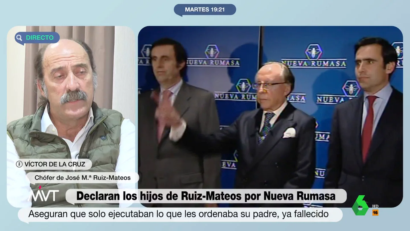 ¿Era Ruiz-Mateos un "tirano"? Su chófer se sincera: "Lo que él decía iba a misa" ¿Era Ruiz-Mateos un "tirano"? Su chófer se sincera: "Lo que él decía iba a misa"