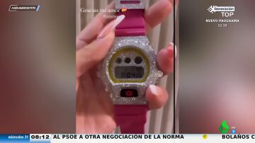 Alfonso Arús alucina con el reloj de diamantes que Cristiano Ronaldo le ha regalado a Georgina Rodríguez: "Parece el de Hello Kitty"