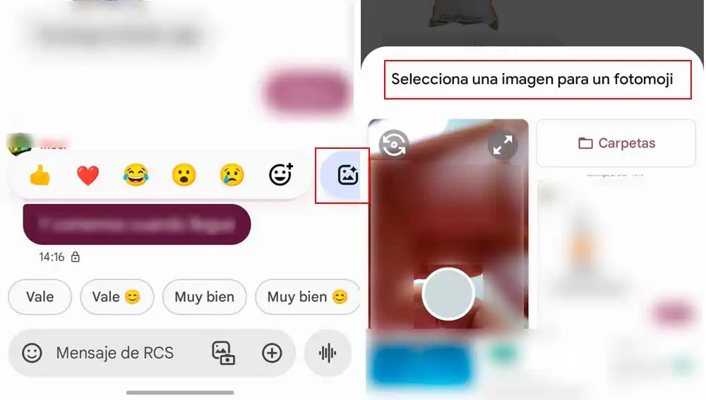 Reacciones con fotoemojis Reacciones con fotoemojis