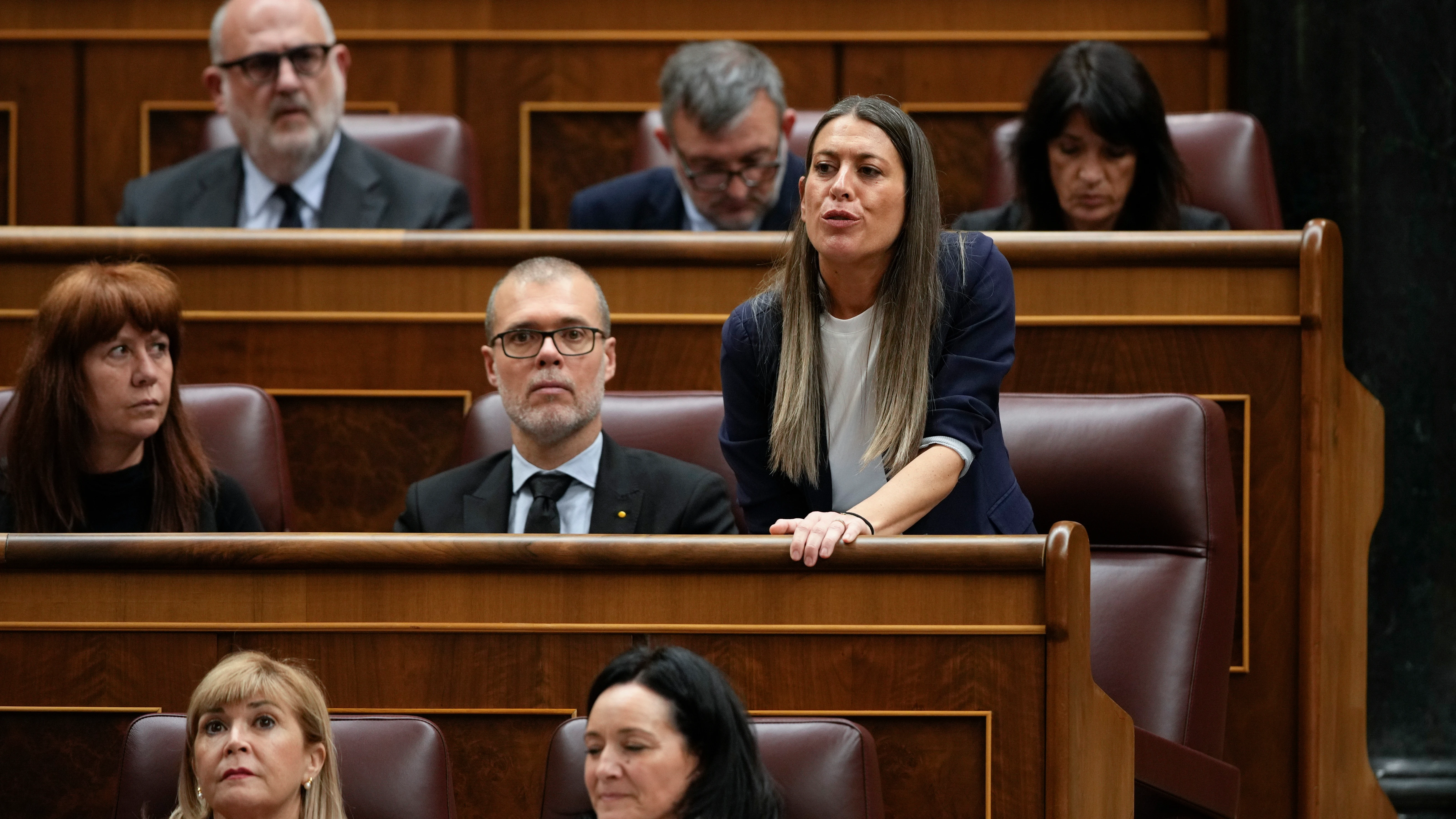 Míriam Nogueras (Junts), en el Congreso de los Diputados durante la votación de la ley de amnistía