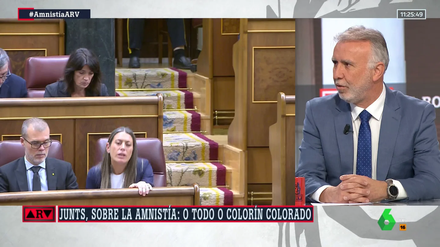 ¿El Gobierno va a ceder a las exigencias de Junts? Ángel Víctor Torres responde en ARV ¿El Gobierno va a ceder a las exigencias de Junts? Ángel Víctor Torres responde en ARV