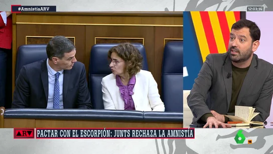 La confesión de Valdivia, tras votar Junts 'no' a su propia amnistía: "Ha sido la vez que más serio he visto a Pedro Sánchez" La confesión de Valdivia, tras votar Junts 'no' a su propia amnistía: "Ha sido la vez que más serio he visto a Pedro Sánchez"