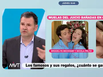 Iñaki López, tras conocer que los famosos se regalan las muelas del juicio bañadas en oro