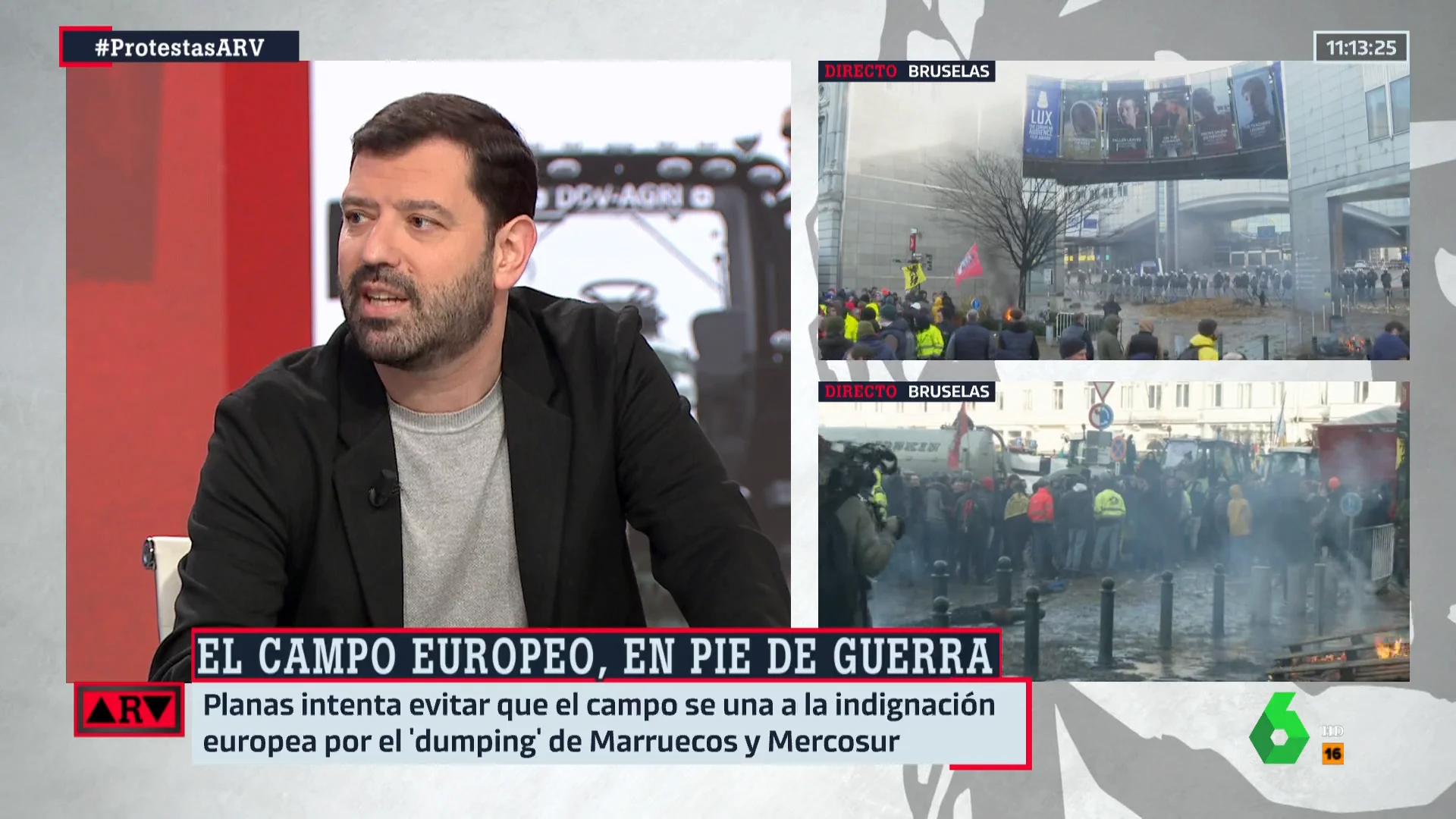 Valdivia, sobre las protestas de los agricultores: "Las veremos en España azuzadas por la derecha y la extrema derecha" Valdivia, sobre las protestas de los agricultores: "Las veremos en España azuzadas por la derecha y la extrema derecha"