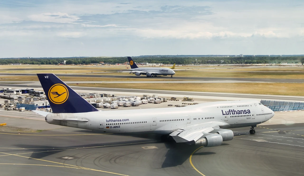 Aviones de Lufthansa en un aeropuerto de Alemania