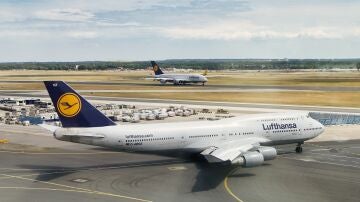 Aviones de Lufthansa en un aeropuerto de Alemania