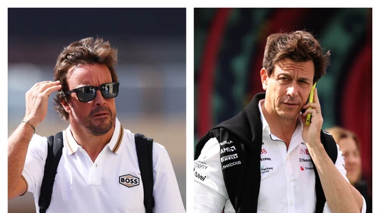 Fernando Alonso y Toto Wolff Fernando Alonso y Toto Wolff