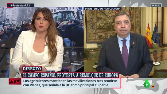 Entrevista al ministro Planas en Al Rojo Vivo Entrevista al ministro Planas en Al Rojo Vivo