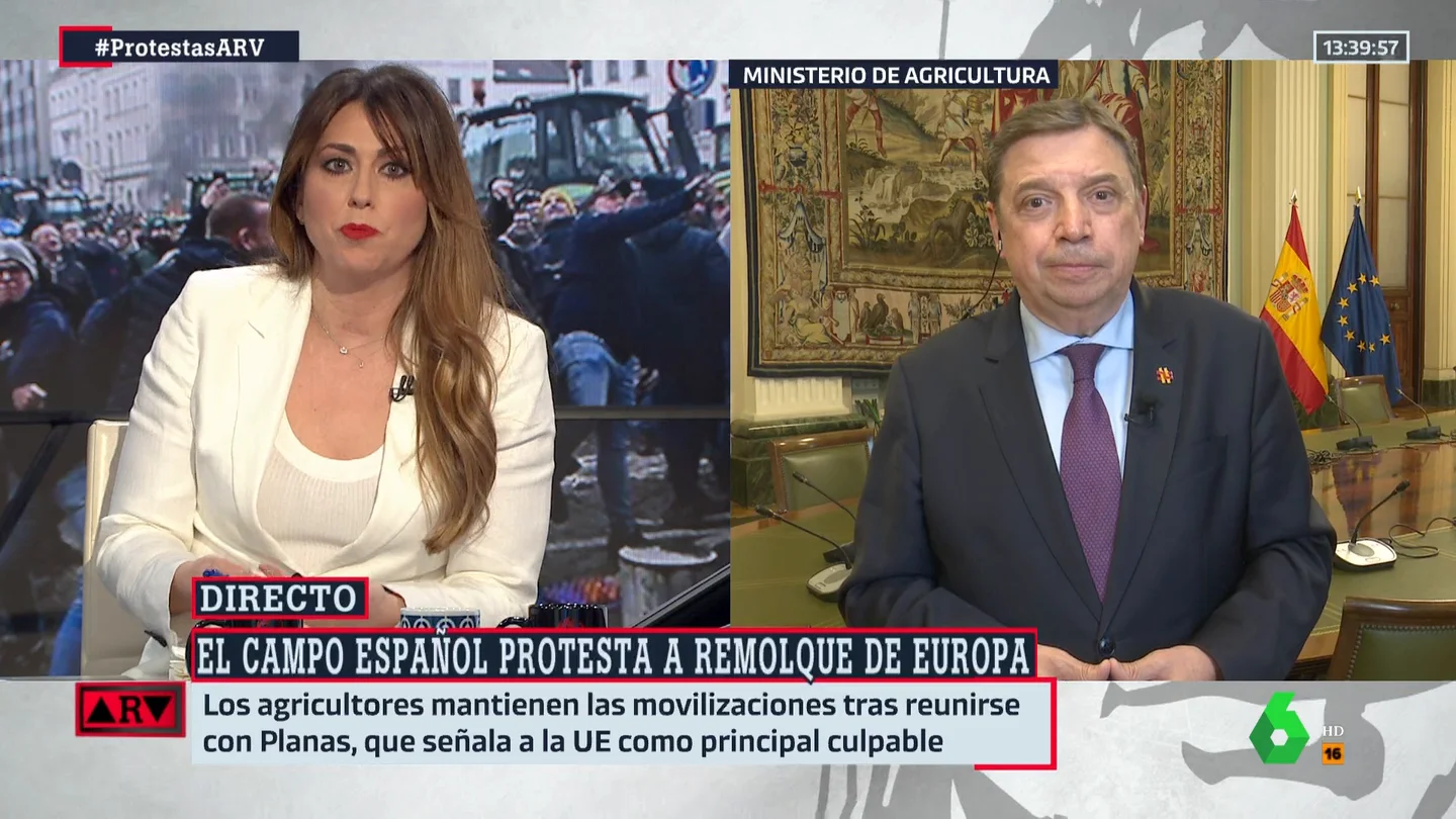 Entrevista al ministro Planas en Al Rojo Vivo Entrevista al ministro Planas en Al Rojo Vivo