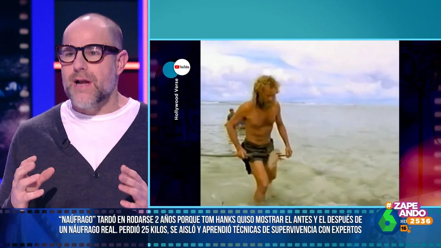Alberto Rey habla del papel de Tom Hanks en Náufrago: "Casi le cuesta la vida en varias ocasiones" Alberto Rey habla del papel de Tom Hanks en Náufrago: "Casi le cuesta la vida en varias ocasiones"