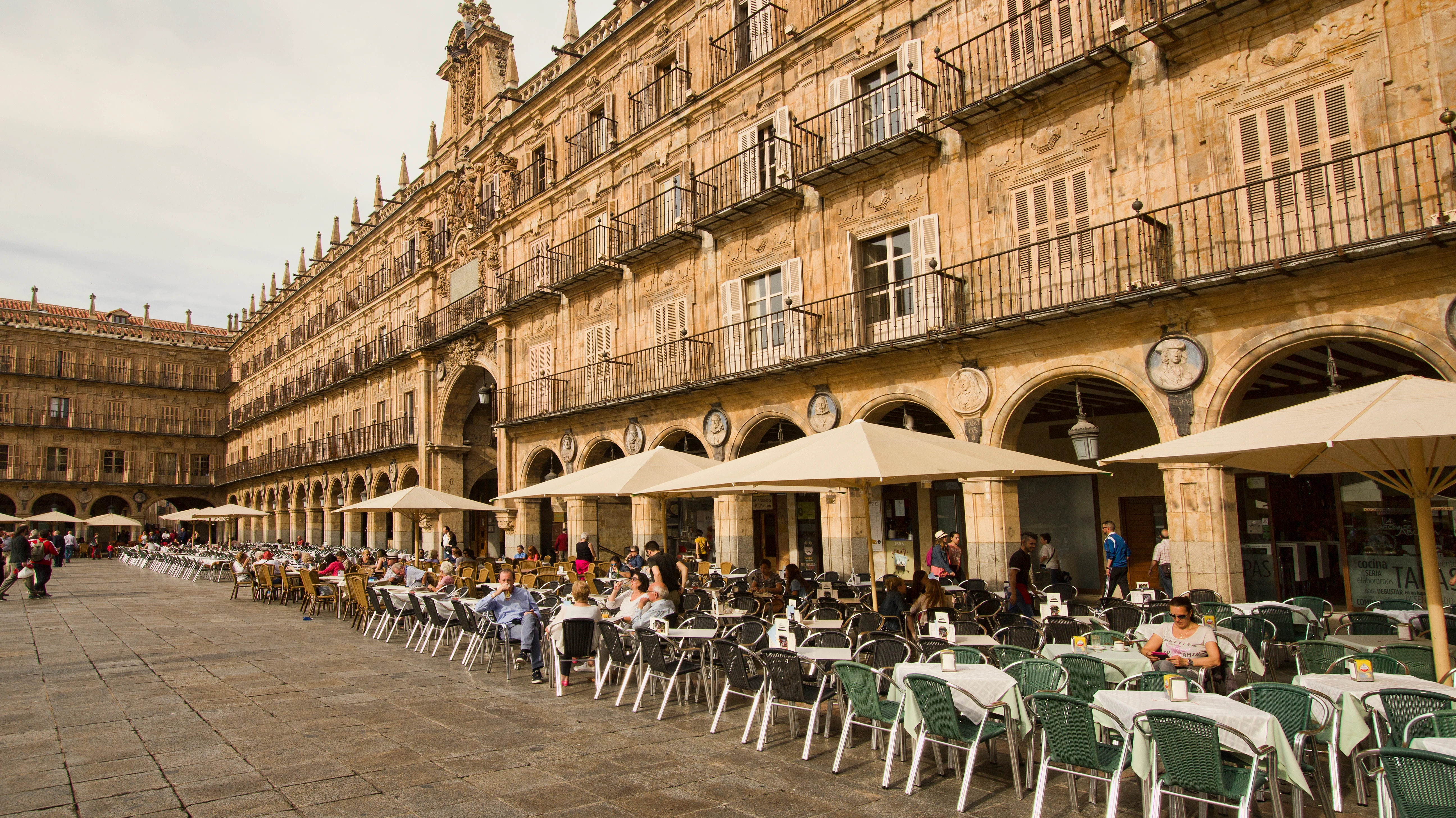 Bares en la plaza mayor de Salamanca Bares en la plaza mayor de Salamanca