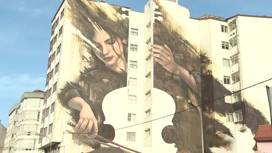 El mejor mural del mundo, en Fene (A Coruña). El mejor mural del mundo, en Fene (A Coruña).